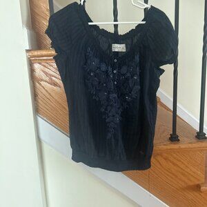 Abercrombie & Fitch Women's Sequin Top Size Large